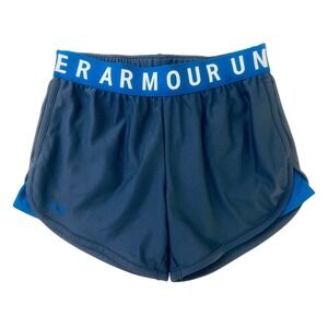 Under Armour Loose Fit Athletic Shorts‎ Blue Women's Medium